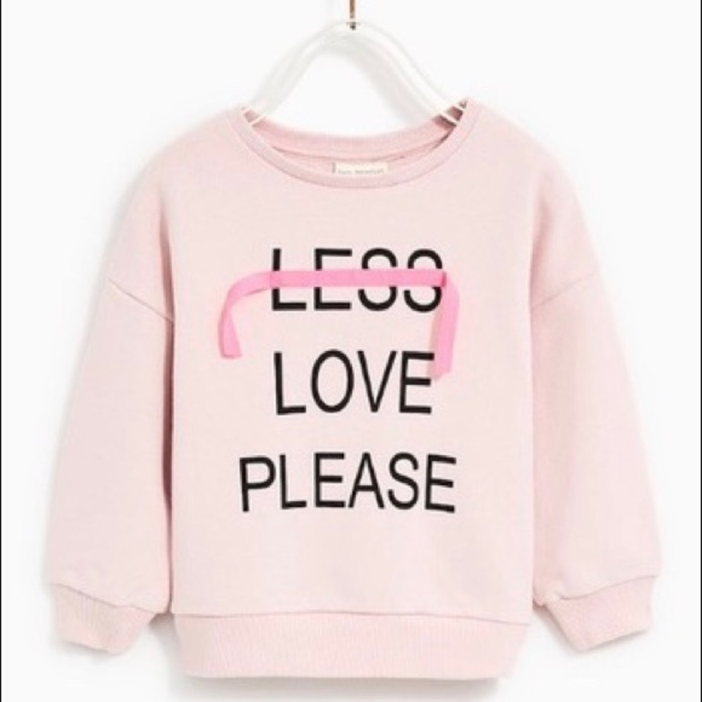 Zara Pink Sweatshirt